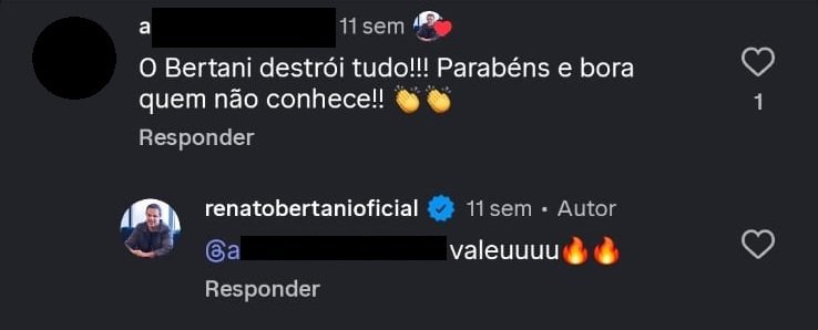 Depoimento: o Bertani destrói tudo